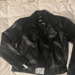 Elodie Black Leather Jacket
